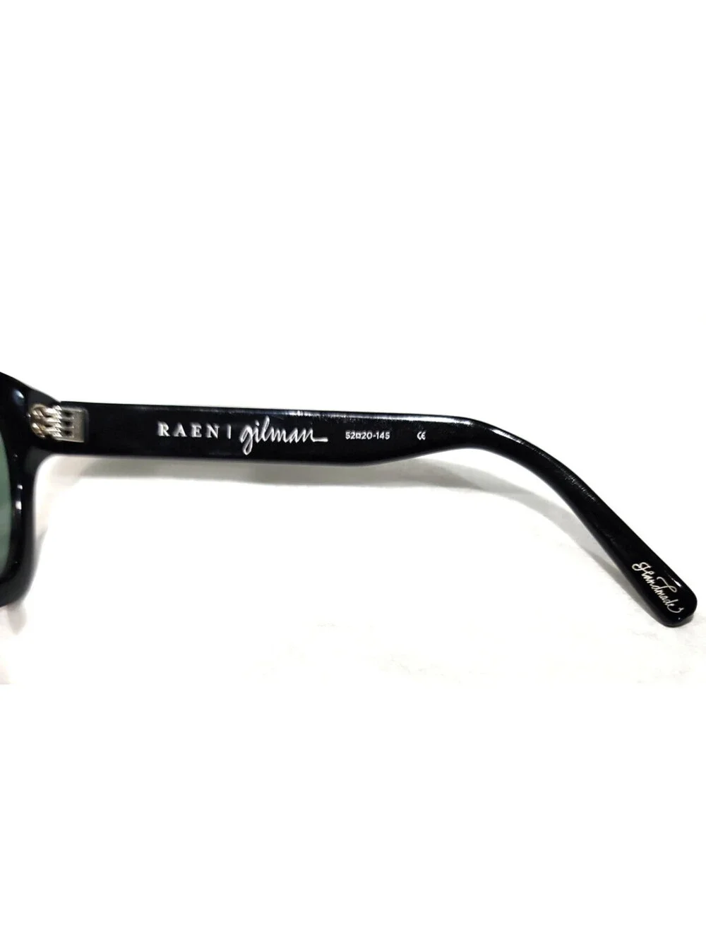 Raen Gilman Black Green Polarized Square Unisex Sunglasses 52-20 145